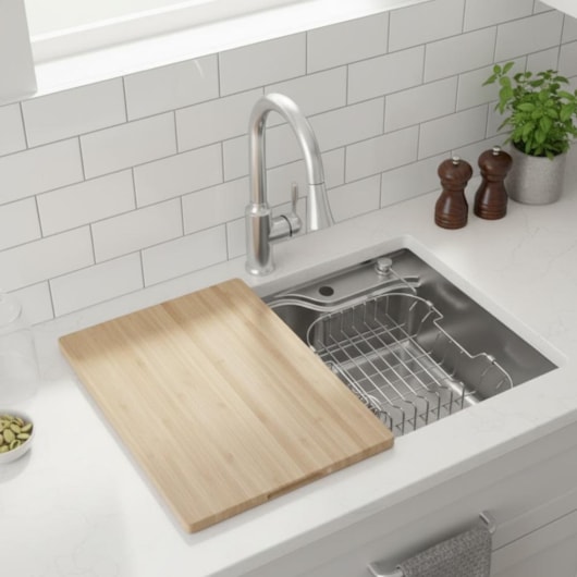 Loes Cuba De Cozinha Retangular Inox Com Acessórios Facile Deca 60x40cm - Imagem principal - f9d73f8b-590c-4bd6-b1d8-507a77462b1c