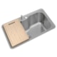 Loes Cuba De Cozinha Retangular Inox Com Acessórios Facile Deca 80x40cm - 821f1893-f53d-4656-acb3-c2cb45d7393e