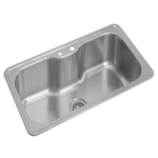 Loes Cuba De Cozinha Retangular Inox Com Deck Facile Deca 80x40cm - Imagem principal - b86c1b00-2c8a-43ea-901c-54aea135210b