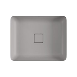 Loes Cuba De Embutir Retangular Soft Antracite Deca 50x40cm