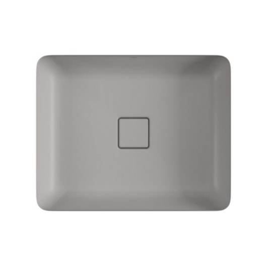 Loes Cuba De Embutir Retangular Soft Antracite Deca 50x40cm - Imagem principal - 3d9444a7-ee0d-471f-bb96-ceffa4668df5