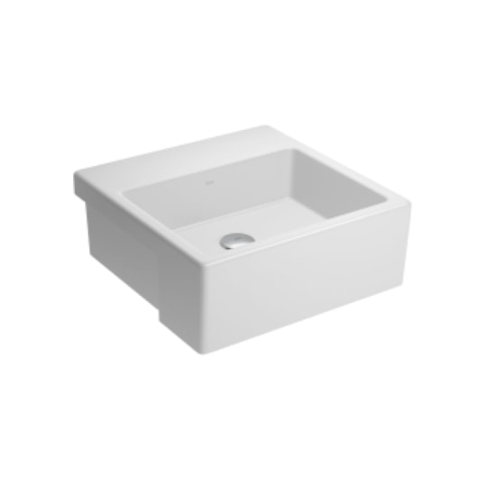 Loes Cuba De Semiencaixe Quadrada Com Mesa Branco Fosco Deca - Imagem principal - 6e7f5f87-b033-4af9-95f2-3970892ecbf1