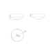 Loes Cuba De Sobrepor Redonda Com Textura Seda Branco Fosco Deca 40 cm - 61317dab-04a0-4dbc-91de-959fe50339dd