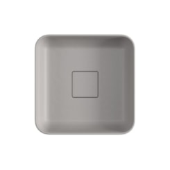 Loes Cuba Quadrada De Apoio Cinza Antracite Deca 30cm