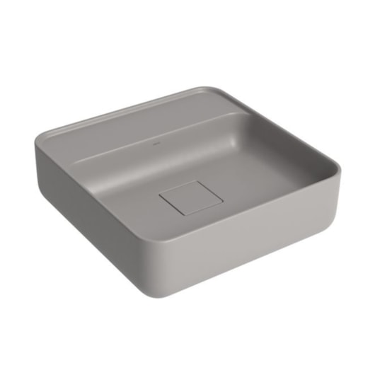 Loes Cuba Quadrada De Apoio Cinza Antracite Deca 40cm - Imagem principal - e235a3e8-cc43-4daa-a554-02d9a0367317