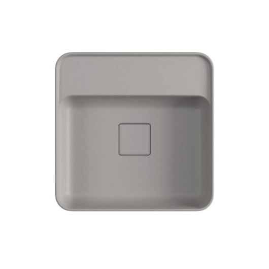 Loes Cuba Quadrada De Apoio Cinza Antracite Deca 40cm - Imagem principal - 70c2fd5b-1335-49c5-9539-12fd61bbc241