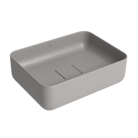 Loes Cuba Retangular De Apoio Cinza Slim Antracite Deca 40 Cm - Imagem principal - 5b2f1e7e-1f49-48fb-9743-0a95c89e227b