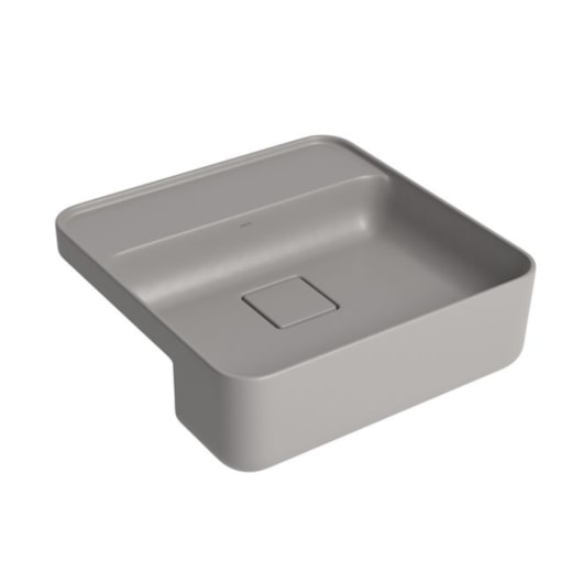 Loes Cuba Semiencaixe Quadrada Cinza Antracite Deca 40cm - Imagem principal - c158e72e-8f08-4ce7-8538-afd41c61941d