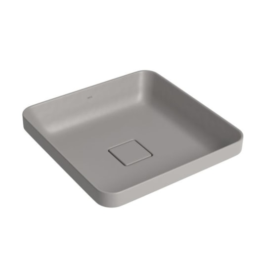 Loes Cuba Sobrepor Quadrada Cinza Antracite Deca 40cm - Imagem principal - e42b4df3-db14-4daa-acd6-27e5b8a79755