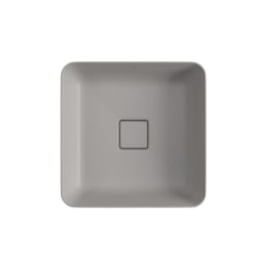 Loes Cuba Sobrepor Quadrada Cinza Antracite Deca 40cm