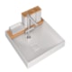 Loes Cuba Sobrepor Quadrada Com Mesa Stone Deca 52 cm - 24c1934b-4550-4d60-a7b5-c6efc8cf2872