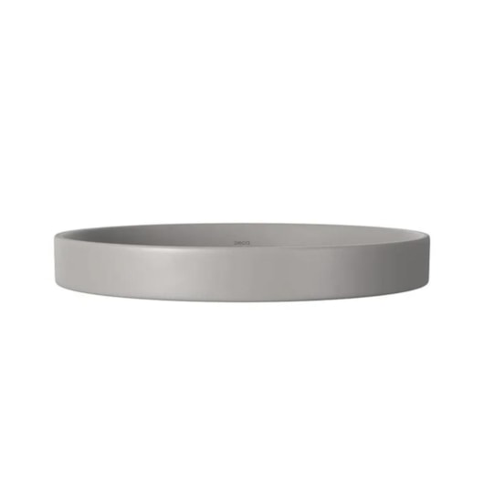 Loes Cuba Sobrepor Redonda Cinza Antracite Deca 30cm - Imagem principal - 4437ee53-811f-4fce-89b0-9ad77c945e9f