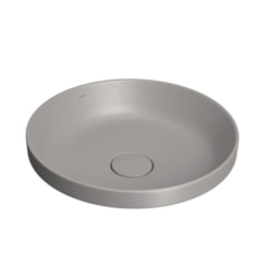Loes Cuba Sobrepor Redonda Cinza Antracite Deca 40cm