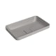 Loes Cuba Sobrepor Retangular Cinza Antracite Deca 50cm - e142ac7f-3ba5-451d-afa9-a0b9469916f8