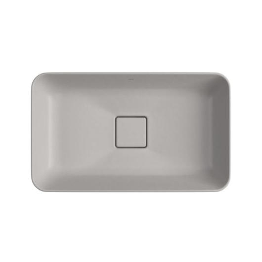 Loes Cuba Sobrepor Retangular Cinza Antracite Deca 50cm - Imagem principal - e174fe57-4ca3-407c-85c8-442b270541b7
