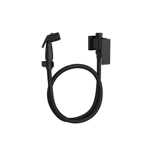 Loes Ducha Higiênica Com Registro E Derivação Unic Black Matte Deca ...