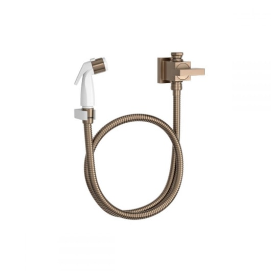 Loes Ducha Higiênica Dream Com Registro E Derivação Dynamic White/Corten Matte Deca - Imagem principal - e566a51d-e93e-4724-a9e3-e04c444637e3