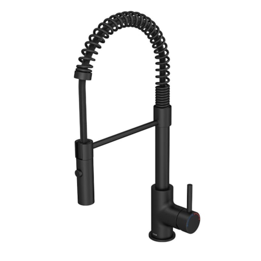 Loes Misturador Monocomando De Cozinha Argola Black Mate Deca - Imagem principal - b6c1fe42-3890-458f-8f9f-03208849f3c3