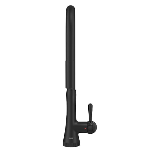 Loes Misturador Monocomando De Mesa Para Cozinha Bica Móvel Perola Black Matte Deca - Imagem principal - 9525f12a-7578-4010-891b-b840451dc02a