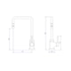 Loes Misturador Monocomando De Mesa Para Cozinha Corten Matte Deca - 4f6f9530-04e5-47c8-b5f7-ff473a1b588c