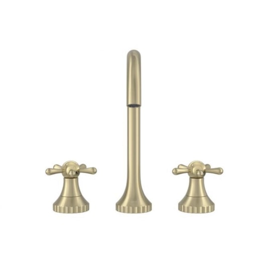 Loes Misturador Para Lavatório De Mesa Bica Alta Pérola Summer Gold Deca - Imagem principal - fb4d598e-1773-4c8c-abe9-f531b012e80f