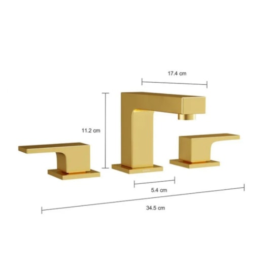 Loes Misturador Para Lavatório De Mesa Unic Gold Deca - Imagem principal - a06c4e74-7e71-4568-b17b-8880bbc8ec4e
