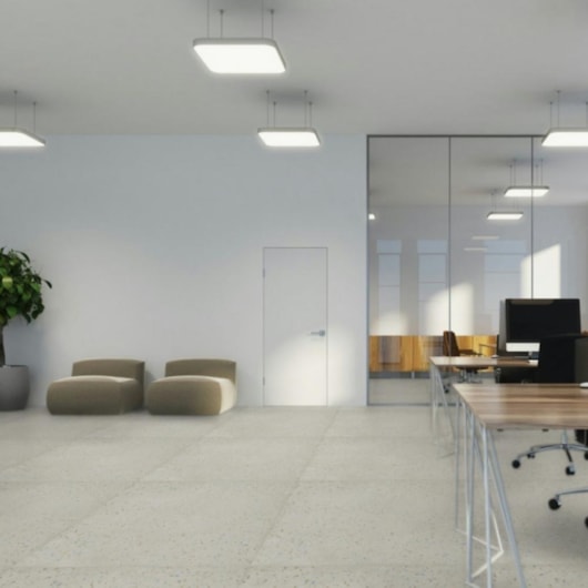 Loes Porcelanato Ceusa Flakes GR Natural 120x120cm Retificado - Imagem principal - d2288fa0-7af0-4c0c-a151-93925d053267