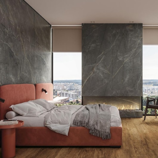 Loes Porcelanato Ceusa Port Noirbk Acetinado 120x270cm Retificado - Imagem principal - 9898da6c-7199-4ee7-bd04-973b12676abd