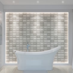 Loes Porcelanato Portinari Bella Vita Cr Lux 8,2x25,9cm Bold