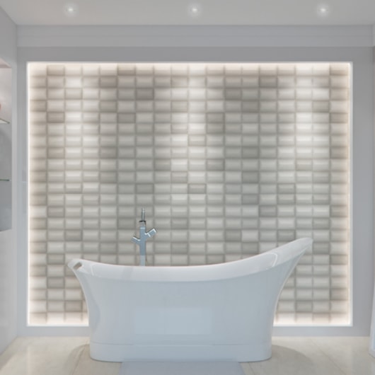 Loes Porcelanato Portinari Bella Vita Cr Lux 8x25cm Bold - Imagem principal - e7511c97-9cdd-4dd0-ae93-4d15134d20c3