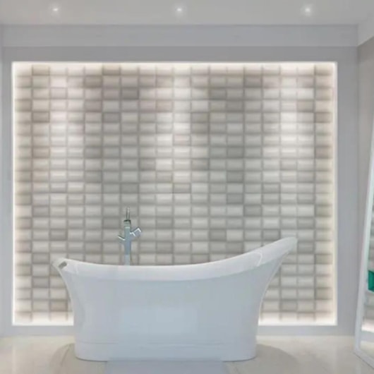 Loes Porcelanato Portinari Bella Vita Wh Lux 8x25cm Bold - Imagem principal - e1a74f9e-86a8-482d-a4ba-41ebe5e65dbe
