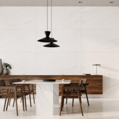 Loes Porcelanato Portinari Calacata White Polido 120x120cm Retificado