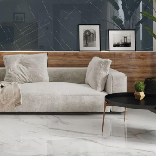 Loes Porcelanato Portinari Lumina Calacata Gd Polido 100x100cm Retificado - Imagem principal - 555bb2f8-98cc-4c31-985d-c9fc4c65d059