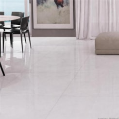 Loes Porcelanato Portinari Lumina White Polido 60x120cm Retificado