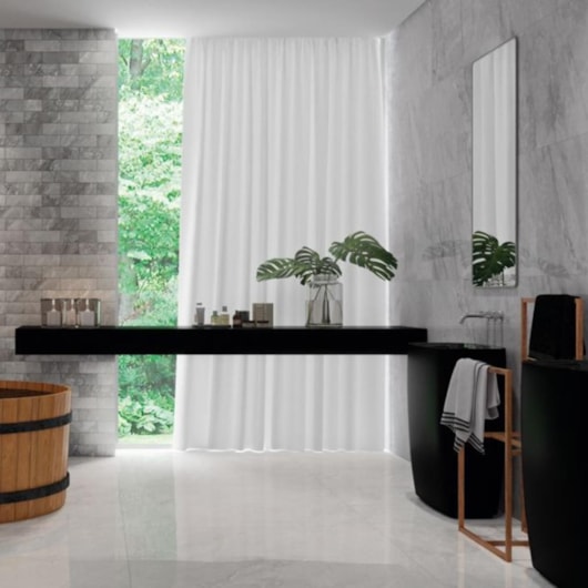 Loes Porcelanato Portinari Pietra Di Savoie Gr Acetinado 58,4x117cm Retificado - Imagem principal - 27b72d84-8436-4742-968e-85e27d7b0989