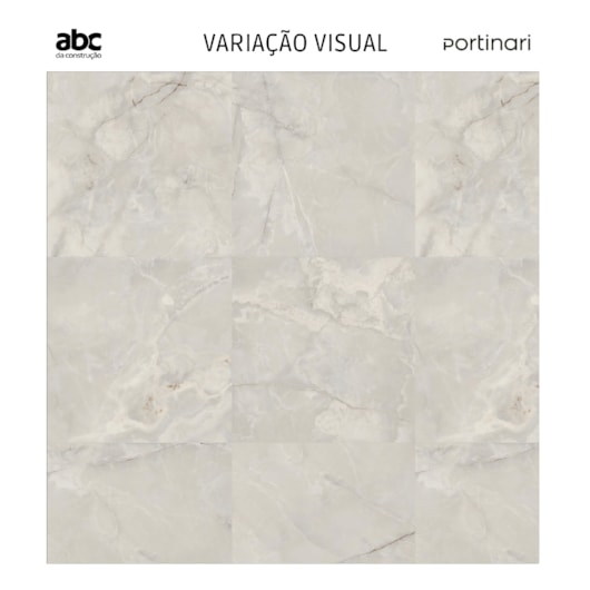 Loes Porcelanato Portinari Timeless Sgr Polido 100x100cm Retificado - Imagem principal - 38342a74-38c6-4229-9953-3d26ce21bebd