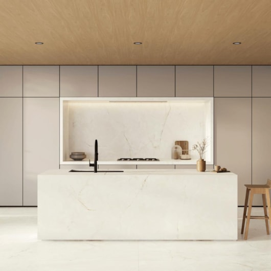 Loes Porcelanato Portinari Timeless White Acetinado 120x270cm Retificado - Imagem principal - 187626b3-64b6-4ab1-b347-826953b2c905