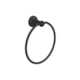 Loes Porta Toalha Argolado Perola Black Matte Deca - 2577e28e-a93d-4341-8e04-229353c46de0