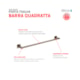 Loes Porta Toalha Barra Quadratta Corten Deca 59,6cm - bdd7e5f3-b523-4446-bf5c-9634c830a741