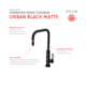 Loes Torneira De Mesa Para Cozinha Com Bica Móvel Urban Black Matte Deca - 05ebf99d-d18b-4d48-9520-03fbf8bd987a
