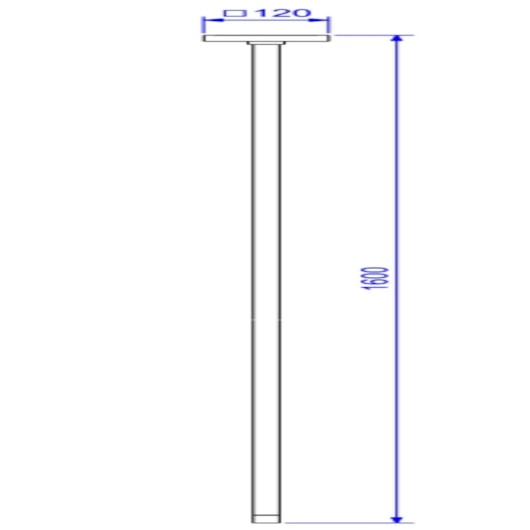 Loes Torneira De Teto Tube Corten Deca - Imagem principal - 8d88c246-9081-4840-90e0-42bd519d3a89
