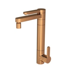 Loes Torneira Para Cozinha De Mesa Twin Com Filtro E Bica Alta 1140 Red Gold Deca