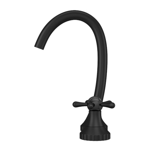 Loes Torneira Para Lavatório De Mesa Bica Alta Dn15 Black Matte Deca - Imagem principal - d15fe59e-1a26-4544-ac86-4af405bf165c