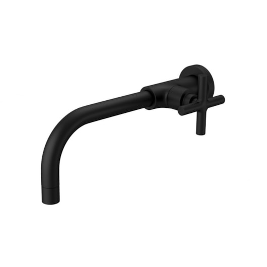 Loes Torneira Para Lavatório De Parede Duna Clássica Black Matte Deca - Imagem principal - 96d64a70-f7fc-49f3-8afe-b54ee745717a
