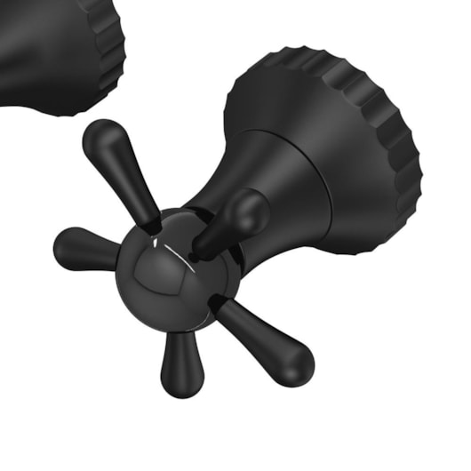 Loes Torneira Para Lavatório De Parede Perola Dn15/20 Black Matte Deca - Imagem principal - 8496b031-8f41-4e97-ba27-d26a85c38a17