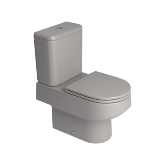 Loes Vaso Sanitário Para Caixa Acoplada Carrara Cinza Antracite Deca - Imagem principal - 56a60099-ac4c-47a3-a766-9b7bf1d08a0f