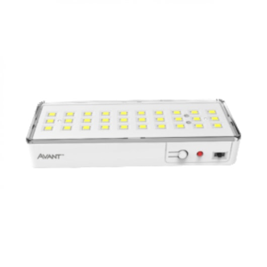 Luminária De Emergência Barra 6000K 1W 30 Leds Branco Avant - Imagem principal - c9eb847d-f5e1-4c97-a34c-419e93fbcdd1