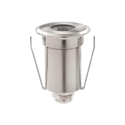 Luminaria Led Solo Elegance 2W Luz Amarela 3000K Aço Escovado Bivolt Avant Luminaria Led Solo Elegance 2W Luz Amarela 3000K Aço Escovado Bivolt Avant