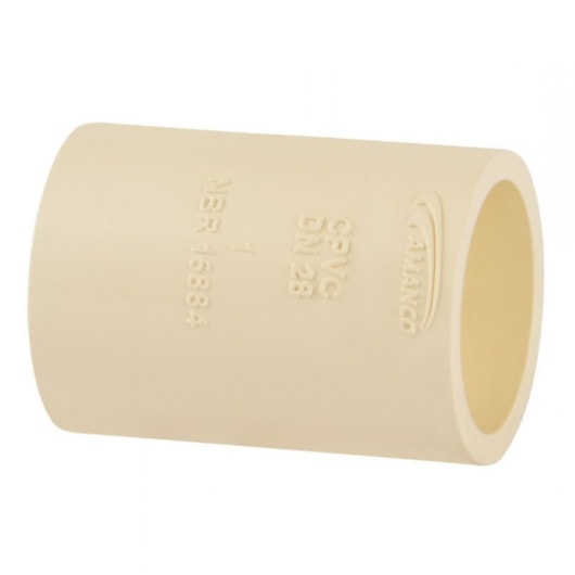 Luva Simples Fêmea/fêmea Super Cpvc 15mm Amanco - Imagem principal - dd2c04b8-d9e7-4273-bdec-3eb90fdaacd9