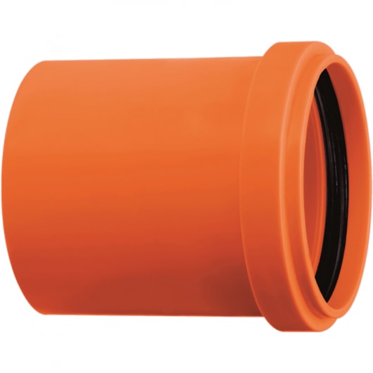 Luva Simples Para Esgoto Silentium Amanco 75mm - Imagem principal - 9f16119d-ac6c-472a-bcf1-1c078946e776